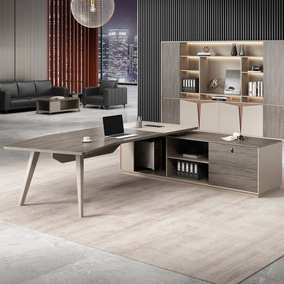 Komfortable Büromöbel Stilvoller Holz-Exekutivschreibtisch mit Mixed Order Service