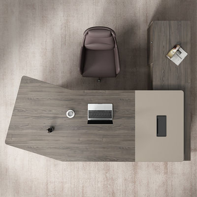 Massivholz-Exekutivschreibtisch stilvolles modernes Design für komfortable Büromöbel