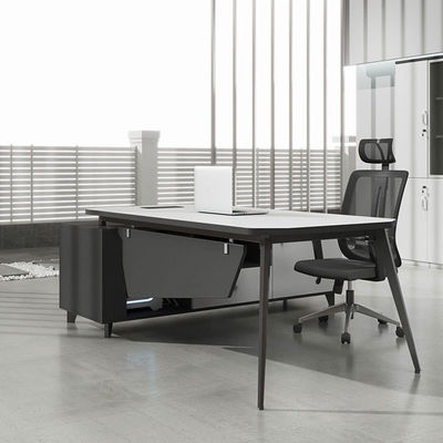 Executive Holz L-Form Schreibtisch im modernen Stil für die Executive Workstation des CEO