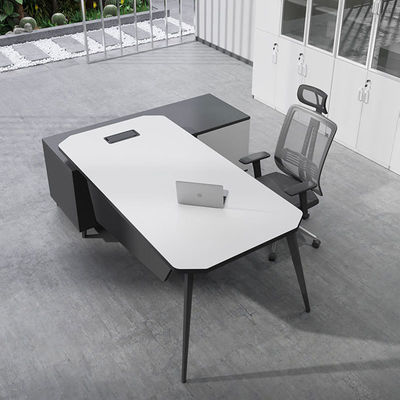 Executive Holz L-Form Schreibtisch im modernen Stil für die Executive Workstation des CEO