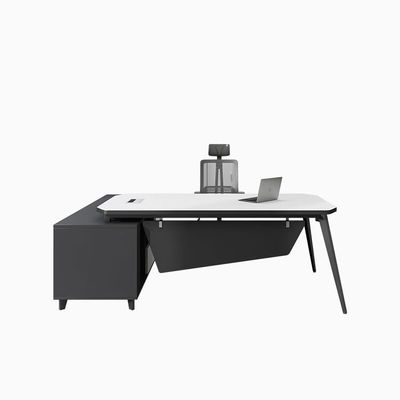 Executive Holz L-Form Schreibtisch im modernen Stil für die Executive Workstation des CEO