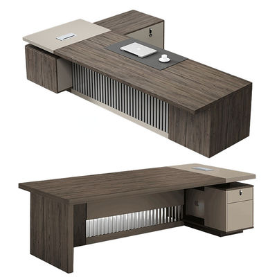 Erweiterbare Büromöbel Design Executive Holz Bürotisch für Chef CEO und Manager