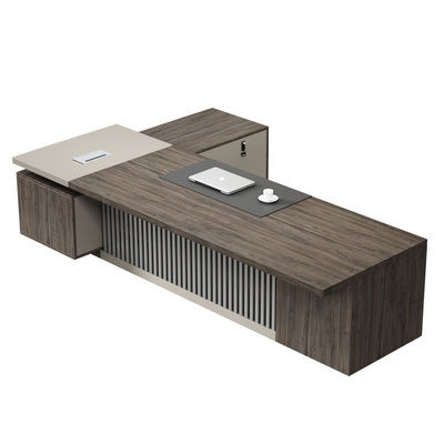 Erweiterbare Büromöbel Design Executive Holz Bürotisch für Chef CEO und Manager