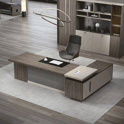 Erweiterbare Büromöbel Design Executive Holz Bürotisch für Chef CEO und Manager