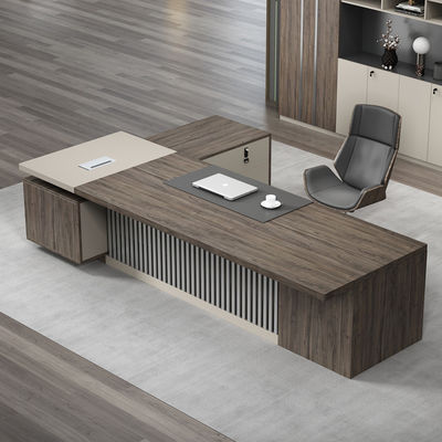 Erweiterbare Büromöbel Design Executive Holz Bürotisch für Chef CEO und Manager