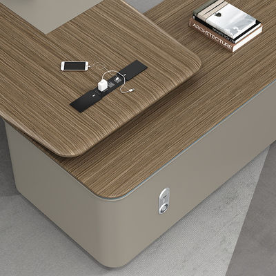 Erweiterbare Holz-Moderne Luxus-Design-Büro-Tisch für Geschäftsführer Schreibtisch