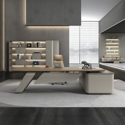 OEM ODM Großes Holzmanager Executive Desk für Luxus modernes Büromöbel