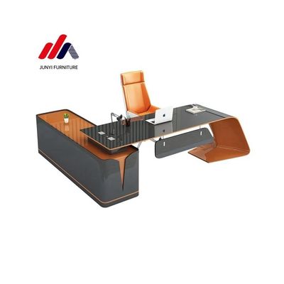 Modernes Schlafzimmermöbeldesign unregelmäßige Form Schreibtisch mit Backfarbe