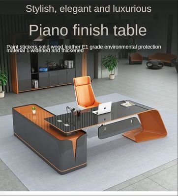 Modernes Schlafzimmermöbeldesign unregelmäßige Form Schreibtisch mit Backfarbe