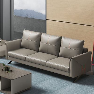 Drei-Sitzer-Seier-Sofa, Kaffeetisch, Kombi-Set für Geschäftsrezeption