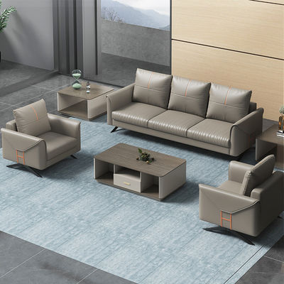 Drei-Sitzer-Seier-Sofa, Kaffeetisch, Kombi-Set für Geschäftsrezeption