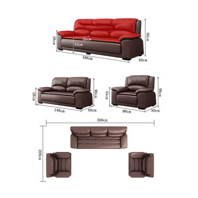 Italienische Designverhandlungen Kaffeetafel Kombination für Salon und Geschäftsrezeption