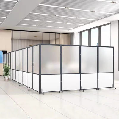 Gewerbliche Möbel Transparente Unterverglasung Trennwand Büro Klappbildschirm