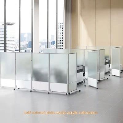 Gewerbliche Möbel Transparente Unterverglasung Trennwand Büro Klappbildschirm