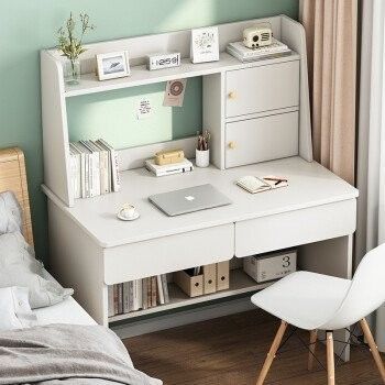 Studienbuchregal Kombination Home Office Schreibtisch mit Multifunktionstisch und einfaches Design