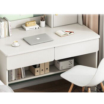 Studienbuchregal Kombination Home Office Schreibtisch mit Multifunktionstisch und einfaches Design