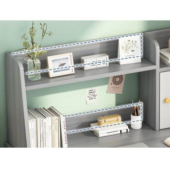 Studienbuchregal Kombination Home Office Schreibtisch mit Multifunktionstisch und einfaches Design