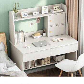 Studienbuchregal Kombination Home Office Schreibtisch mit Multifunktionstisch und einfaches Design