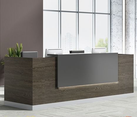 Holzleichte Luxus-Büro-Schalter für Geschäftsrezeption und Schönheitssalons