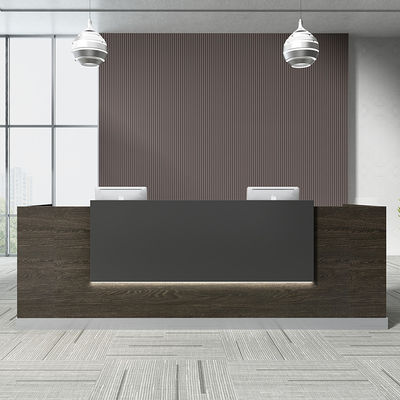 Holzleichte Luxus-Büro-Schalter für Geschäftsrezeption und Schönheitssalons