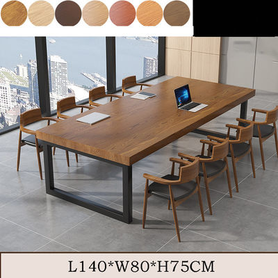 Verhandlungstisch der Schule des europäischen Stils mit umwandelbarem Design und Massivholzmaterial