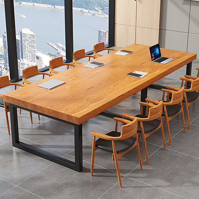 Verhandlungstisch der Schule des europäischen Stils mit umwandelbarem Design und Massivholzmaterial