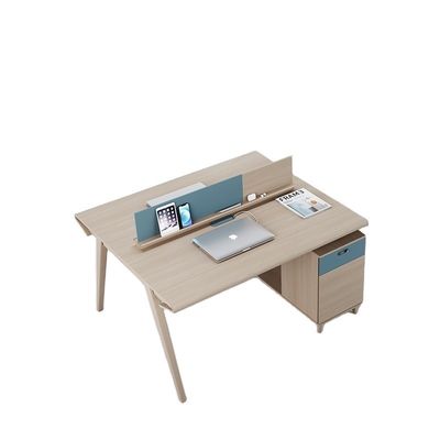 Holzmoderne Büromöbel Mitarbeiterschreibtisch mit L-Form und Y-Postverpackung