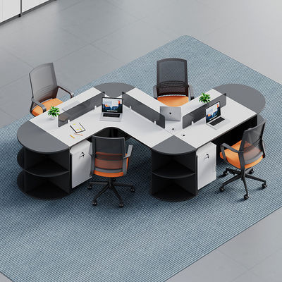 Moderne Büromöbel für gewerbliche Zwecke Anpassungsfähiger Modular-Werkplatz mit Trennwand