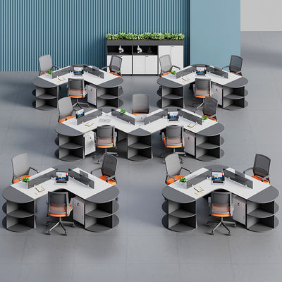 Moderne Büromöbel für gewerbliche Zwecke Anpassungsfähiger Modular-Werkplatz mit Trennwand