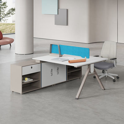Erweiterbares modernes Design Leicht Luxus Büro Schreibtisch und Stuhl Kombination für 2-4 Personen