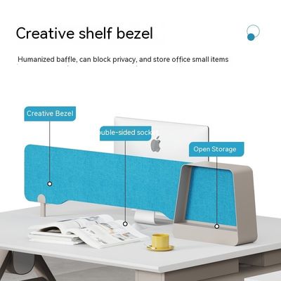 Erweiterbares modernes Design Leicht Luxus Büro Schreibtisch und Stuhl Kombination für 2-4 Personen