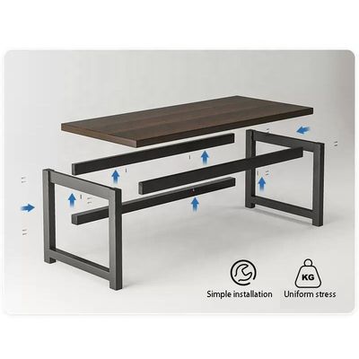 Holz-Stil-PANEL Haushalt Einfache breite Dicker Computer Studenten-Studientisch für Büro