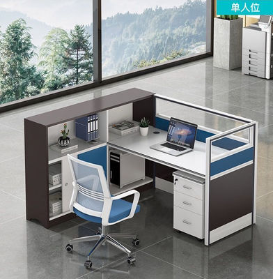 Gerade Haare Büroangestellte Arbeitstisch und Stuhl Kombination für Büro Bildschirm Schreibtisch