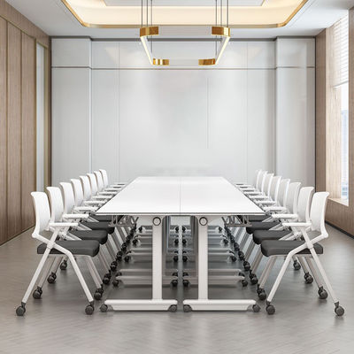 Allgemeine Bewegliche Spleißung Klapptisch mit Rädern Flip Long Table Lehrtisch Büromöbel Kombination