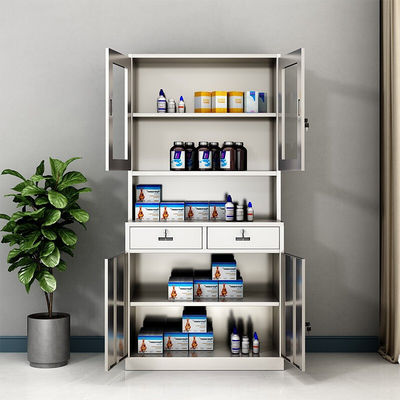 90*40*180cm Spezifikationen Edelstahl Medizin Schrank für Krankenhaus und Klinik