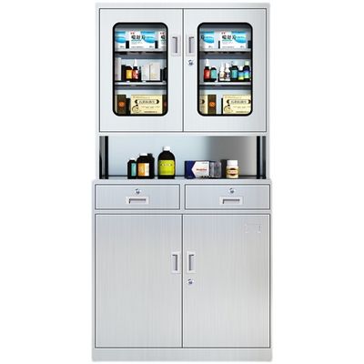 90*40*180cm Spezifikationen Edelstahl Medizin Schrank für Krankenhaus und Klinik