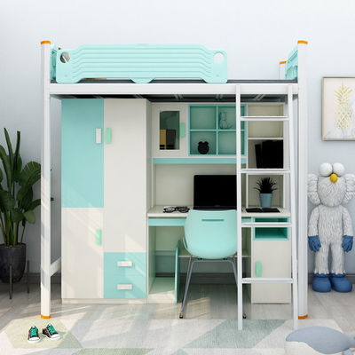 Hotel Stahl Bunk Bett mit Schreibtisch Treppe Kunden zur Verfügung gestellt und moderne Schlafzimmermöbel