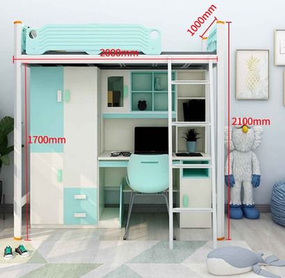 Hotel Stahl Bunk Bett mit Schreibtisch Treppe Kunden zur Verfügung gestellt und moderne Schlafzimmermöbel