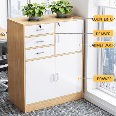 Struktur Zusammenbau Struktur Modernes Büro Holzschubladen mit Schloss Mobilfachschrank