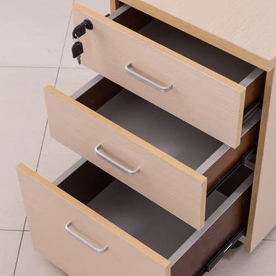 Moderner Möbel Stil Massivholz Schließbarer Schrank mit Schub-Zug-Design