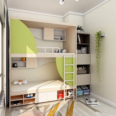 Platzsparendes Hotelbett im modernen, minimalistischen Stil Eisenbett mit großem Lagerraum
