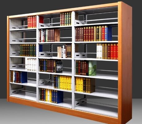 Büromöbel Bücherregal aus Stahl für die Schulbibliothek Doppelseitige Einseite Zahlungsfrist T/T