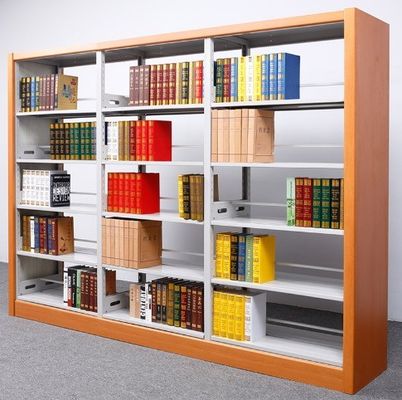Büromöbel Bücherregal aus Stahl für die Schulbibliothek Doppelseitige Einseite Zahlungsfrist T/T