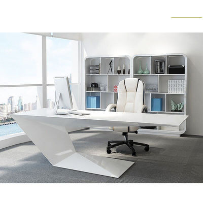 Home Office Furniture Morden Arbeitsplatz Schreibtisch mit individueller weißer Farbe Beratungstisch