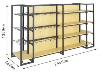 Vier-Spalten-Kombinations-Display-Rack für Supermärkte, Apotheken und Schreibwarenhäuser