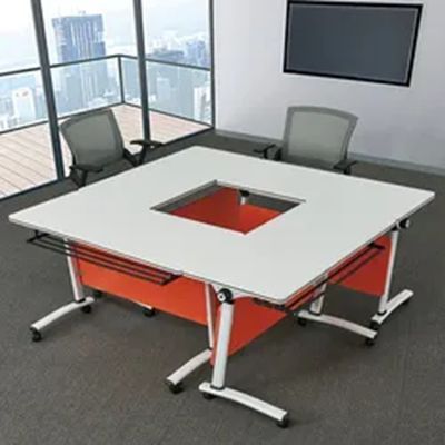 E1 MDF/MFC Melaminplattenklappbare mobile Schulungsfläche für Büro-Hotelkonferenzen