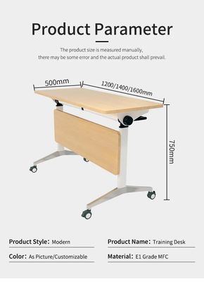 Modern Design Mobile Desk für Klappstudiostation Büromöbel