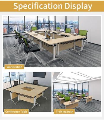 Modern Design Mobile Desk für Klappstudiostation Büromöbel