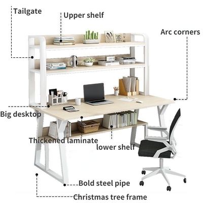 Postverpackung N Computer Schreibtisch Bücherregal Arbeitstisch Moderne Bürostationsmöbel