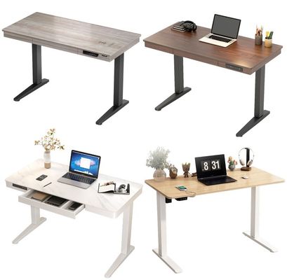 Einzigartiger Büro-Schreibtisch für Stehende und kostenlose Laptop Geräusch weniger als 50 dB Edelstahl
